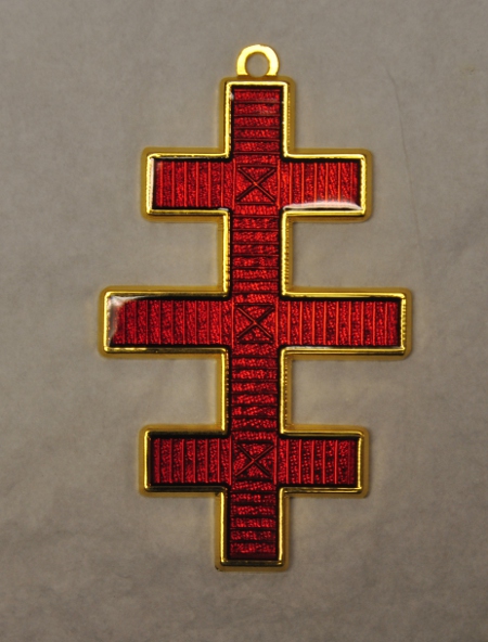 Knights Templar - Grand Master - Colarette Jewel (salem cross) - Click Image to Close